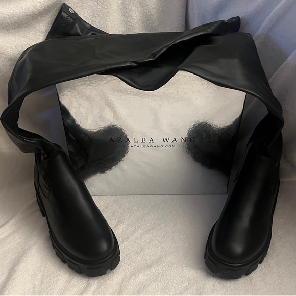 Azalea Wang Slim fit stretch thigh boots. Size 9 women’s. - Picture 7 of 9